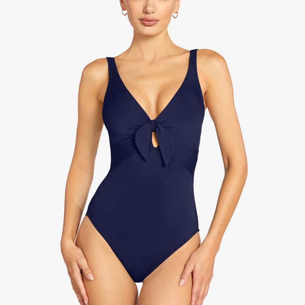 Robin Piccone AVA KNOT ONE PIECE navy